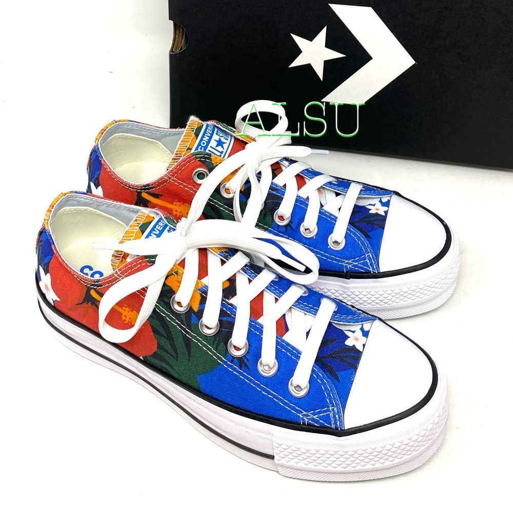 Converse Ctas Lift Low Canvas Totally Blue Women - Picture 7 of 10